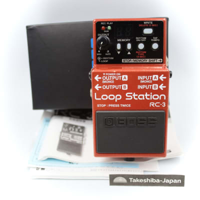 Boss RC-3 Loop Station With Original Box Looper Phrase Recorder Pedal U0G9134 for sale