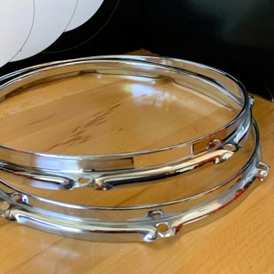 Snare Drum Triple-Flanged Steel Hoops, 13" 8-Lug 2.3mm - Pair image 2