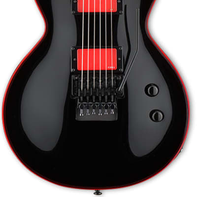 ESP LTD  SIGNATURE SERIES Gary Holt GH-600 - Black 6-String Electric Guitar w/ Case (2022) image 1