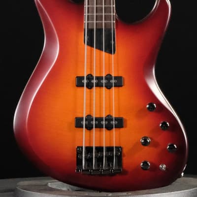 MTD Kingston Saratoga Deluxe 4-String Bass Guitar - Deep Cherry Burst image 2
