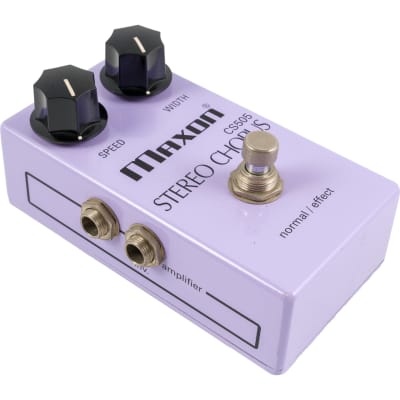 Vintage Maxon CS 505 STEREO CHORUS Guitar Effect Pedal U1482