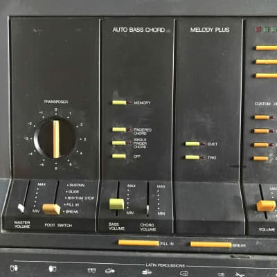 1984 Yamaha PS-6100 Vintage FM Synthesizer & PCM Drum Machine The Who Pete Townshend DX7 image 2