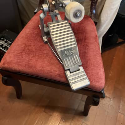 Ludwig vintage bass drum pedal chicago silver image 1