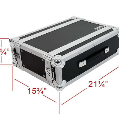 Elite Core 3 Space 10" Deep ATA Rack Road Case For Guitar Effects or Wirless Systems image 3