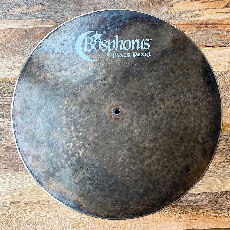 Bosphorus Black Pearl 21 Inch Flat Ride Cymbal 1860g | Reverb