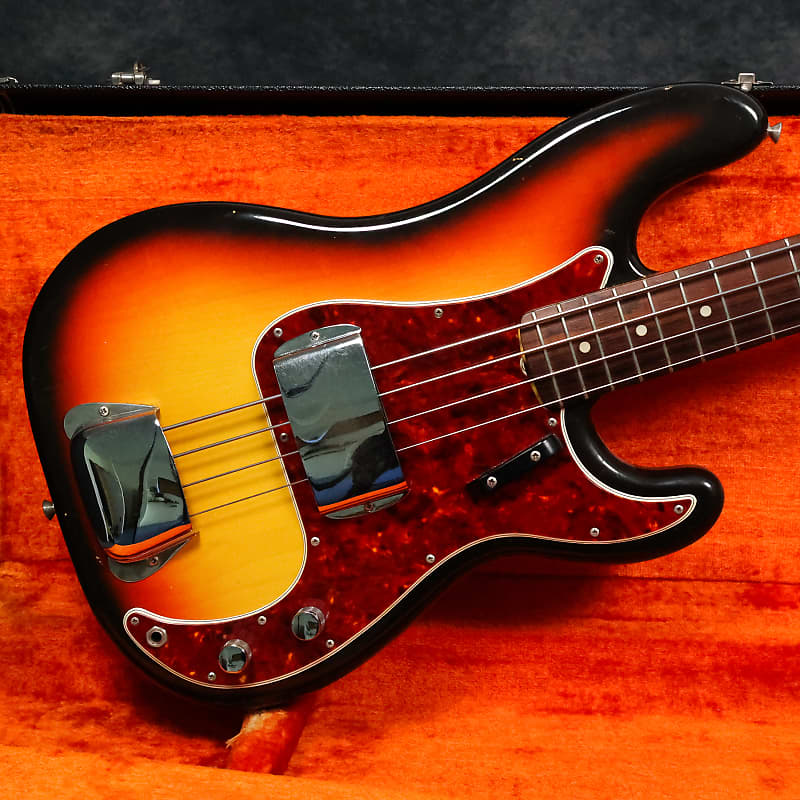 1965 Fender Precision Bass - Sunburst - OHSC image 1