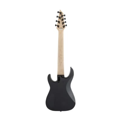 Jackson X Series Dinky Arch Top DKAF8 Multi-Scale Electric Guitar, Laurel FB, Gloss Black image 2
