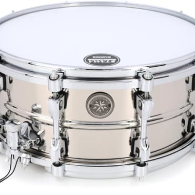 Tama PBR146 Starphonic Brass 6 x 14 inch Snare Drum - Nickel-plated image 2