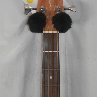 Dean Exotica Quilt Ash Gloss Natural Left-Handed Acoustic Electric Bass DEMO *Blemish image 7