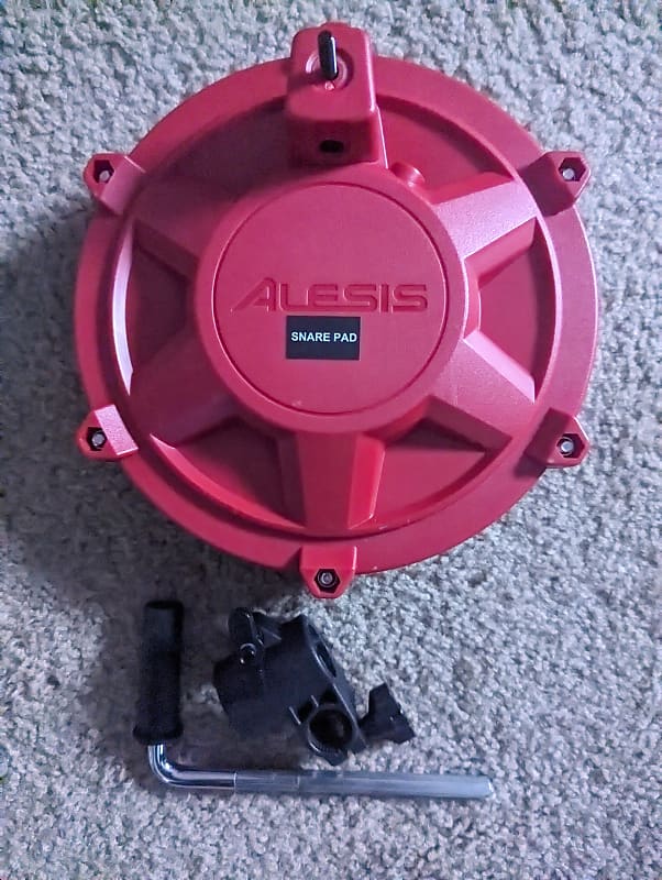 Alesis Nitro SE DM7X 8" Snare Drum Pad Dual Zone Red Mesh Head image 1