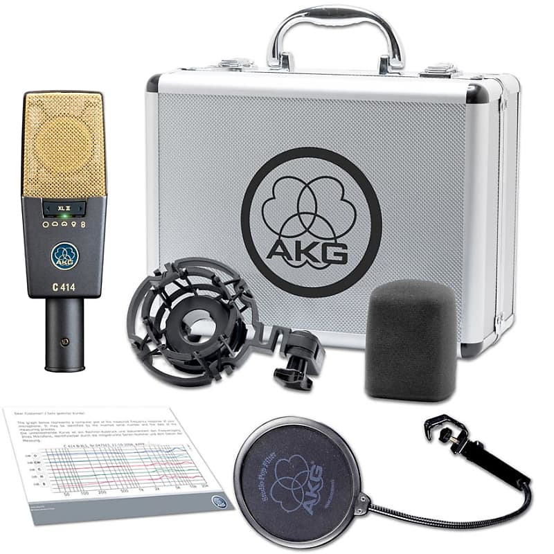 AKG C414 XL II 9-Pattern Condenser Microphone image 1