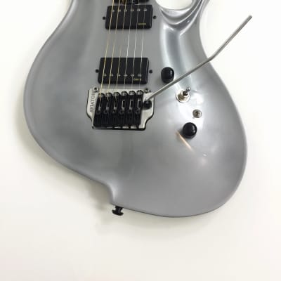 KOLOSS GT690MN3SV Silver Aluminum Body Roasted Maple Neck Electric Guitar + Bag image 3