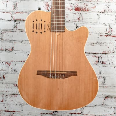 Godin Multiac Nylon Encore Acoustic-Electric Guitar, Cedar/Maple w/ Bag x3103 (USED) image 1