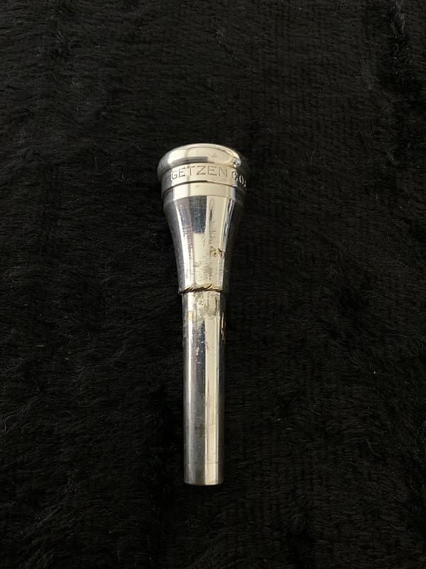 Getzen Co. Vintage Trumpet Mouthpiece Silver Plated Reverb