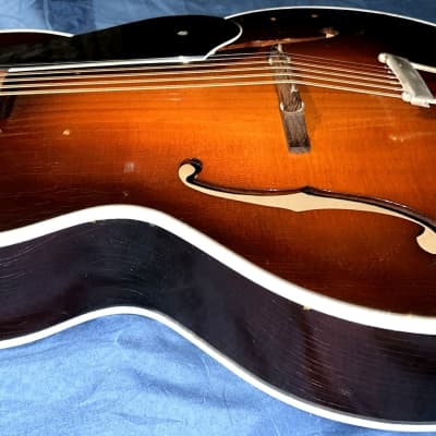 Epiphone Zenith 1952-53 Hollow Body Guitar Sunburst with Hard Shell Case - Sunburst image 5