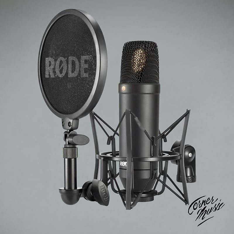 RODE NT1 Kit with NT1 Studio Condenser Microphone with SMR Shock