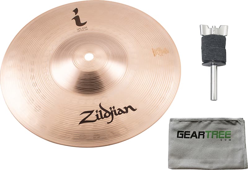 Zildjian I Family Splash Cymbal, 10" w/ Cloth and Cymbal Stacker image 1