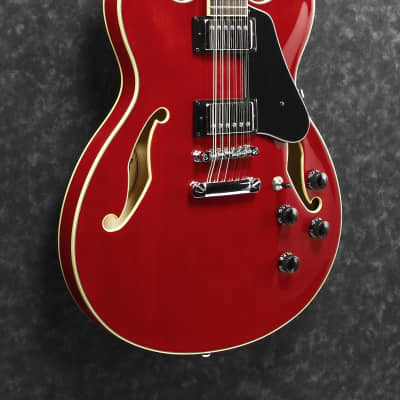 Ibanez Artcore AS7312 Semi-hollow Electric Guitar - Transparent Cherry Red image 3
