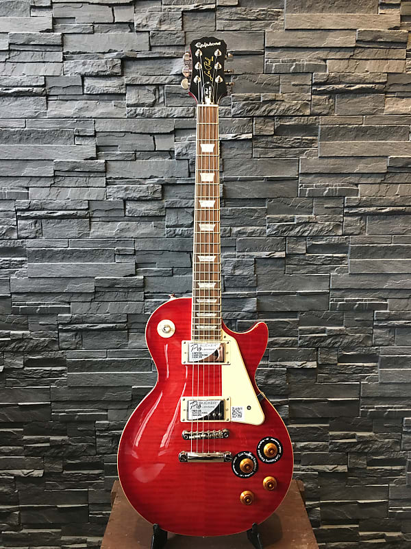 Epiphone Les Paul Standard Plus Top Pro 2019 Blood Orange
