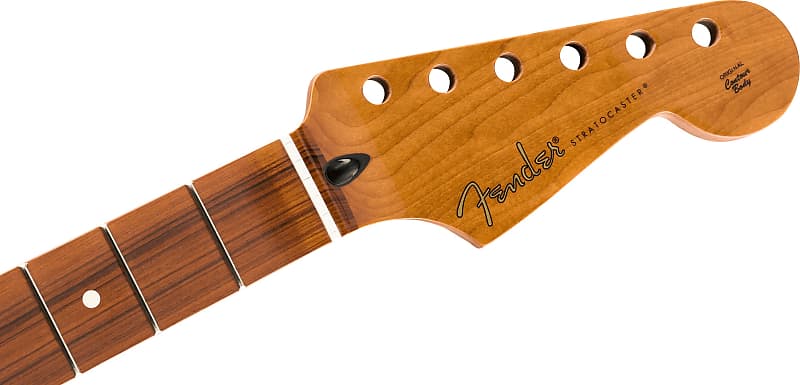 Fender Stratocaster Neck, Roasted Maple, 9.5" Radius, 21 Frets, Pau Ferro image 1