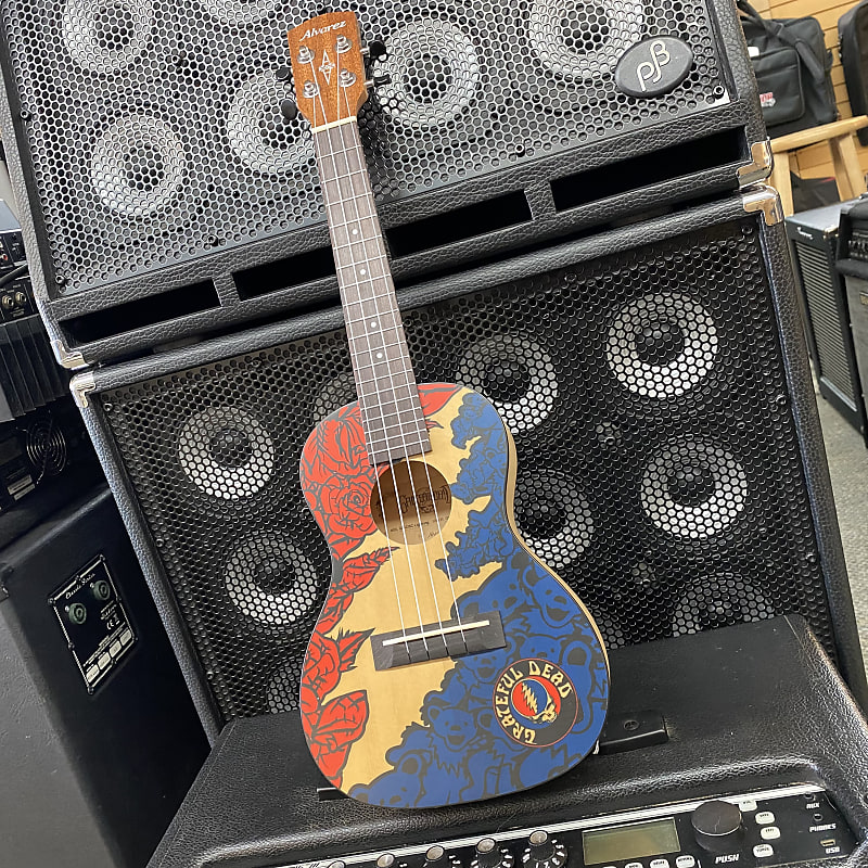 Alvarez GDU26C Lightning Ukulele Grateful Dead Graphic