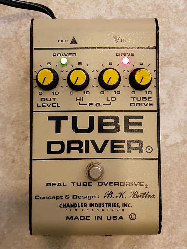 Vintage 1986 BK Butler Tube Driver Overdrive Pedal | Reverb