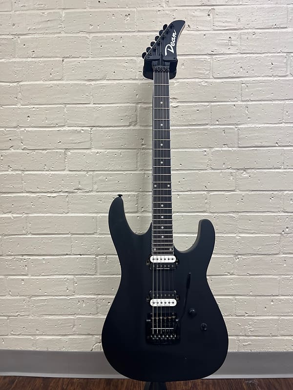 Dean MD24 Select Kahler Electric Guitar Black Satin 2021 Black Satin With Gator GIG Bag image 1