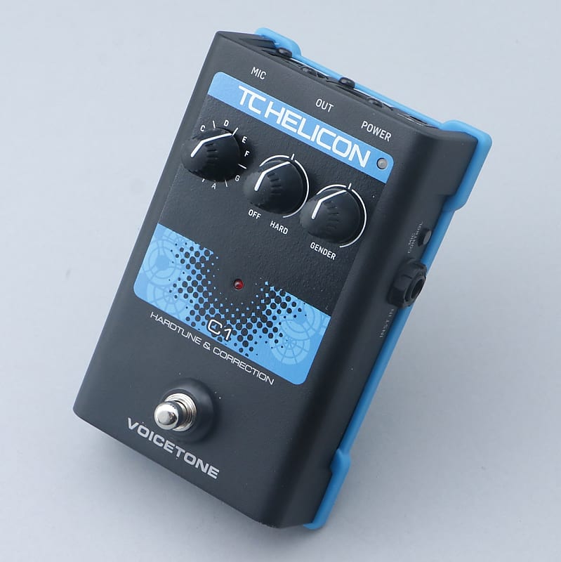 TC Helicon Voicetone C1 Hardtune & Correction Vocal Effects Pedal