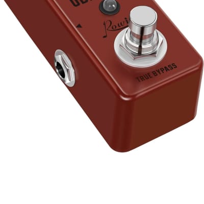 Rowin Rowin Overdrive Guitar Effect Pedal Mini Analog Pedal Classic Blues True Bypass 2023 - Rust image 5