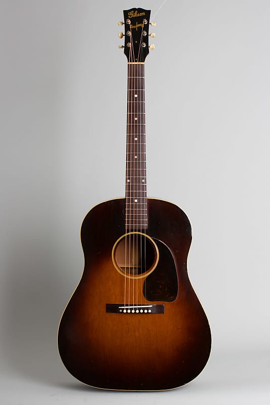 Gibson  J-45 Banner Flat Top Acoustic Guitar (1943), ser. #2656-13, black tolex hard shell case. image 1