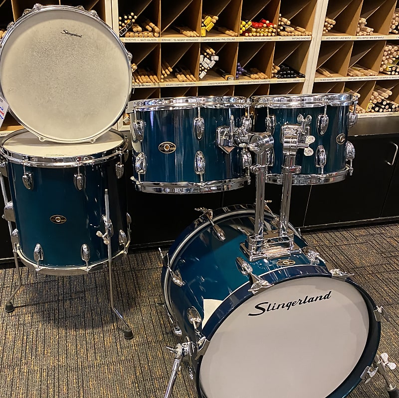 Slingerland Artist Custom Series Bop Kit Green Lacquer