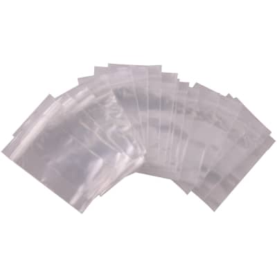 100 Pack of 2 Inch x 3 Inch Clear Reclosable Poly Bags - 2 MIL zip lock bag image 1