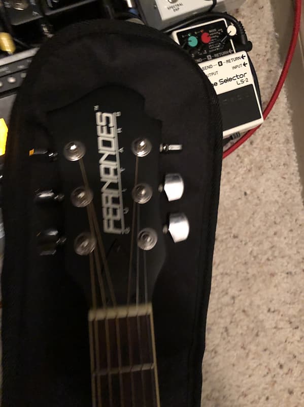 Fernandes FAA500E 90's Natural Electric Acoustic Mini Jumbo