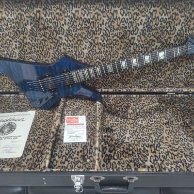 Washburn M20 Instigator - Boogie Street Custom Guitars 2006 - BLUE Quilted Maple for sale