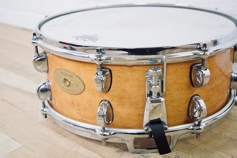 Premier Artist Maple 14x5.5 snare drum excellent condition-drums for sale