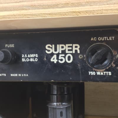 Plush Super 450 Vintage Guitar Amplifier Head image 15