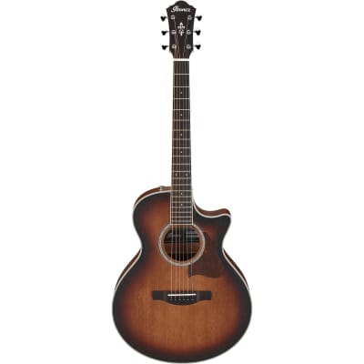 Ibanez AEW21VK-NT1201 Natural Acoustic/Electric Guitar Ovangkol | Reverb