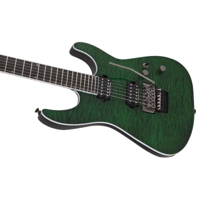 Jackson Pro  Soloist SL2Q MAH Electric Guitar (Transparent Green) (New York, NY) image 6