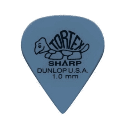 Dunlop 412R10 Tortex Sharp 1.0mm Guitar Picks (72-Pack)