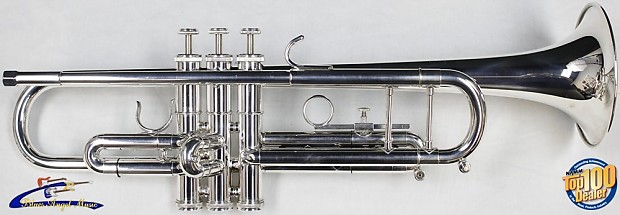 Getzen 700S Eterna II Bb Trumpet w/OHFC Silver-Plated USA