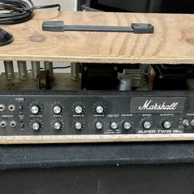 Plush - One of a Kind - 1974 "Marshall-spec Super Twin-spec 100" (Super Lead / Super Bass) 100-Watt Amp 2020s - Raw wood image 4