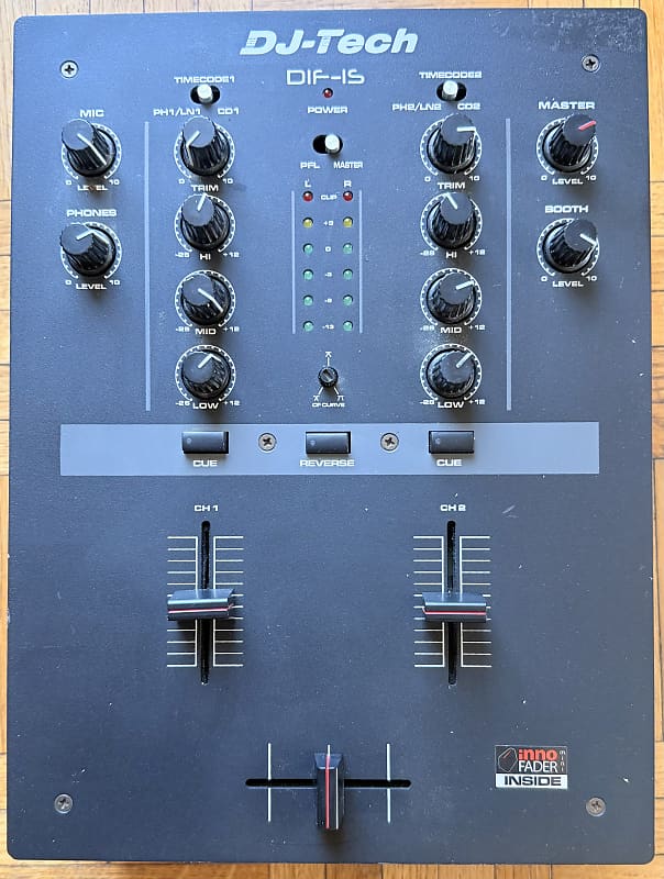 DJ-Tech DIF-2S MKII - 2 CH. DJ Scratch Mixer w/ innoFADER Pro. 2013 - Black image 1