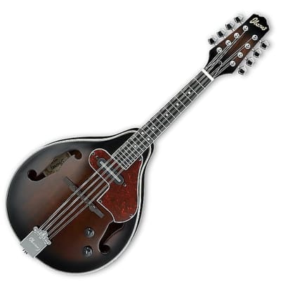 Ibanez M510E A-Style Acoustic Electric Mandolin - Dark Violin Sunburst image 4