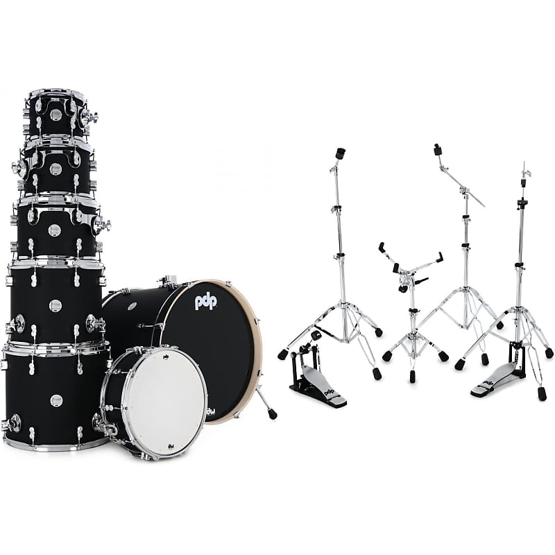 Pdp Concept Maple 7 Piece Shell Pack And Hardware Bundle Reverb 1327