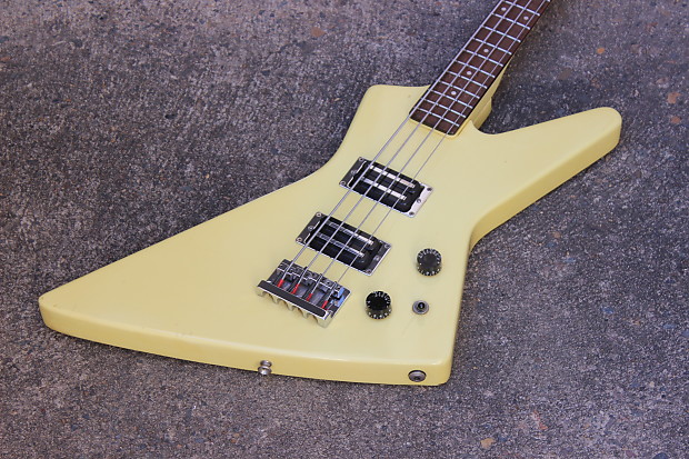 1985 Fernandes Japan BXB-55 Explorer Bass Vintage Electric Guitar