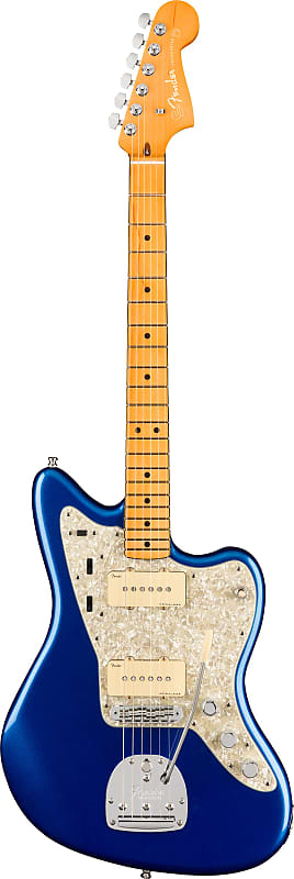Fender American Ultra Jazzmaster MN Cobra Blue, Ex Display image 1