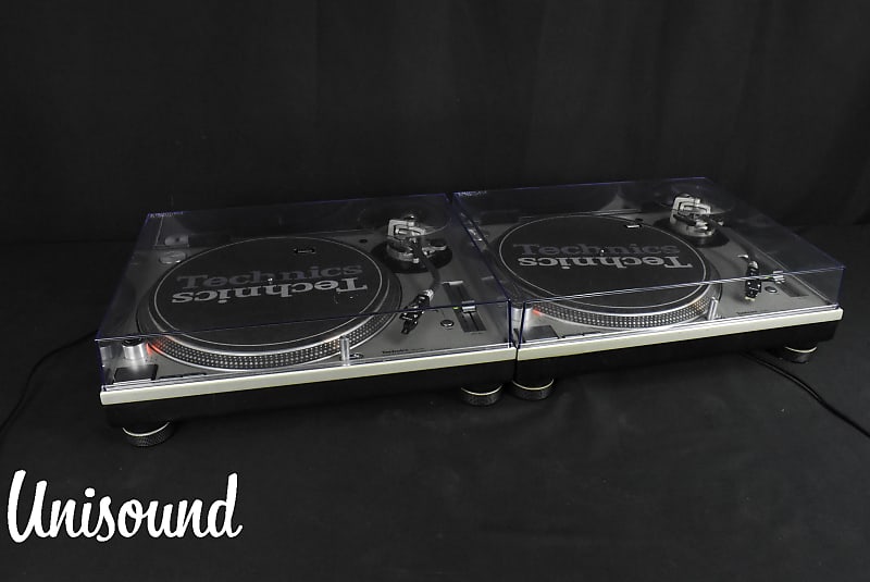 Technics SL-1200 MK3D Silver pair Direct Drive DJ Turntable [Very