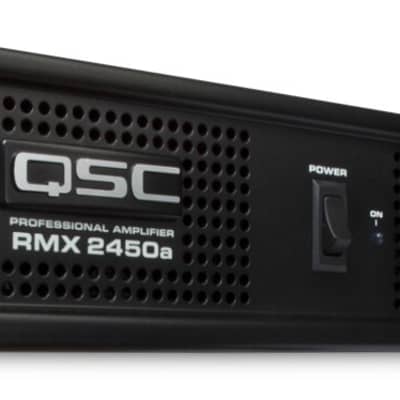 QSC RMX2450a 2 channel, 500w /ch @ 8-Ohm, 750w /ch@ 4-Ohm, 1200w /ch @ 2-Ohm Power Amplifier image 4