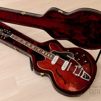 1966 Gibson ES-330 TDC Vintage Hollowbody Guitar Cherry w/ Lollar P-90s, Bigsby & Case image 21