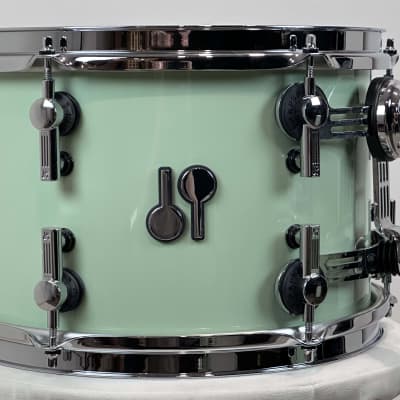 Sonor 18/12/14" SQ2 Vintage Maple Drum Set - High Gloss Pastel Green image 11